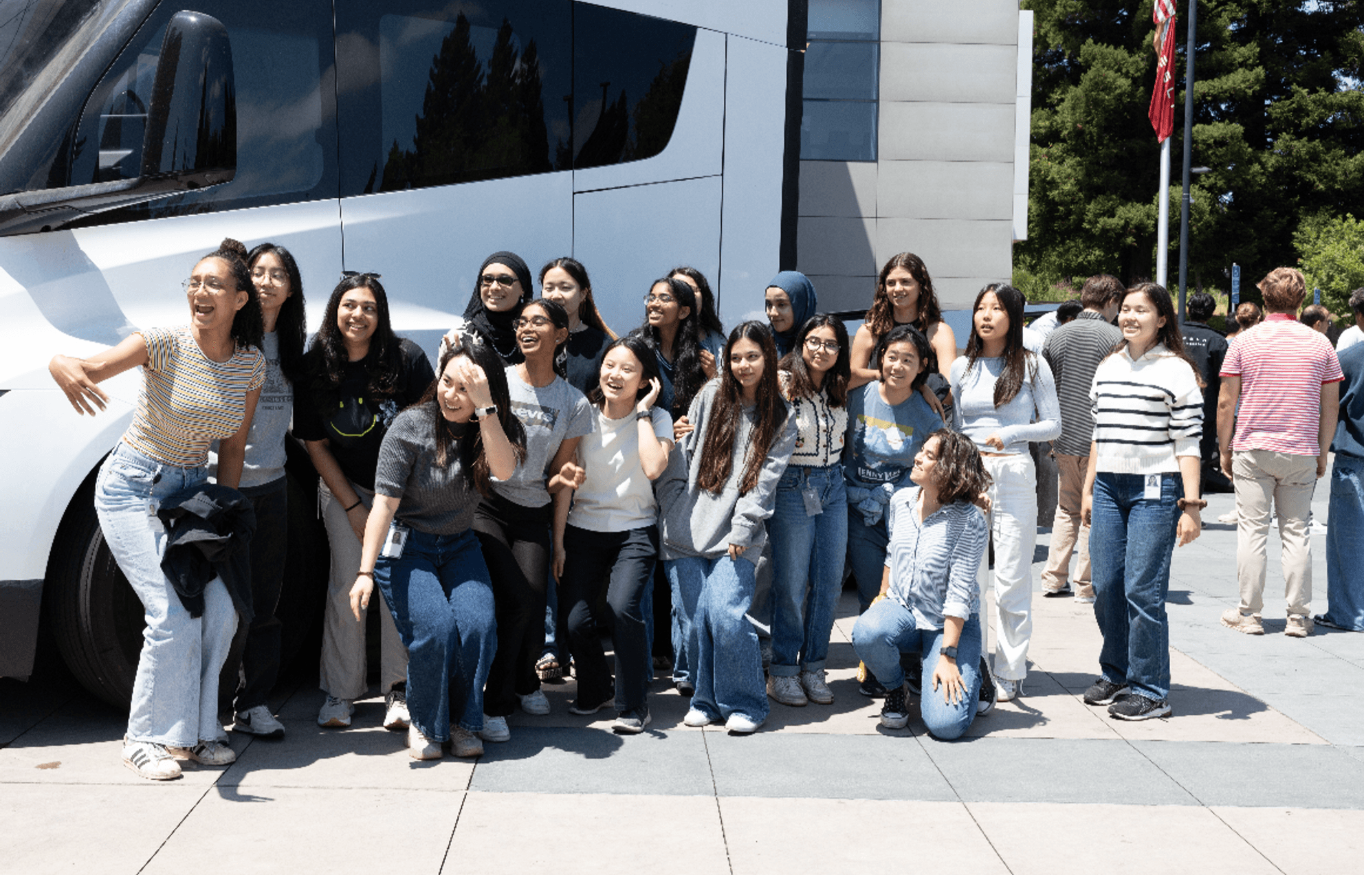 Tesla girls intern class of summer ‘24.