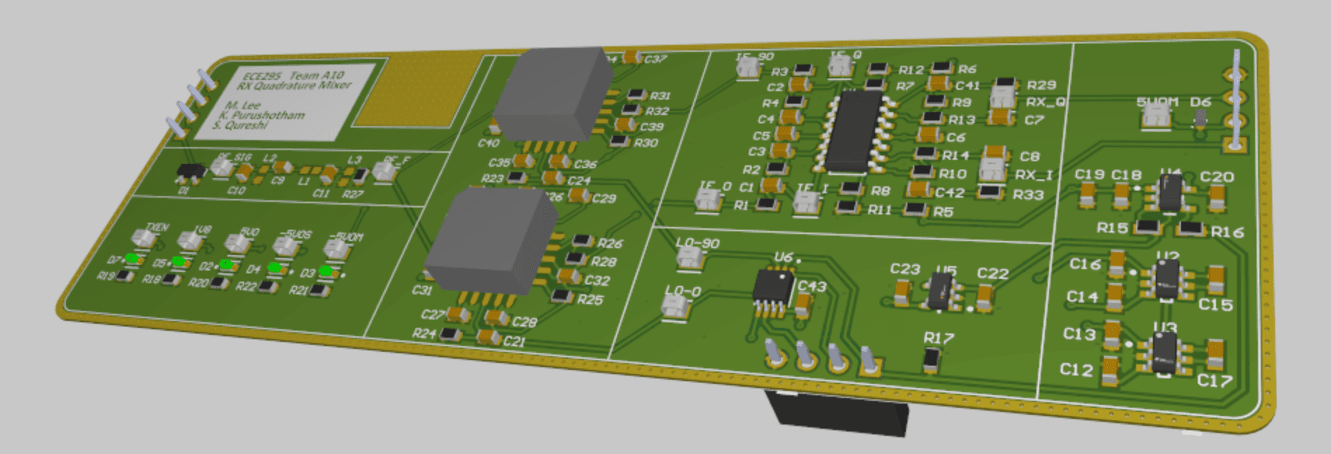 Software Defined Radio Subsystem: RX Quadrature Mixer